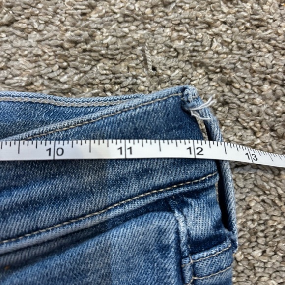 Mother Dazzler Mid-Rise Ankle-Fray Jeans Riding the Cliffside Jeans Size 25 - Picture 6 of 11